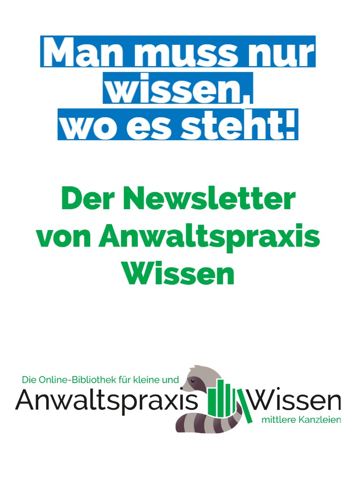 Newsletter für Rechtsanwälte