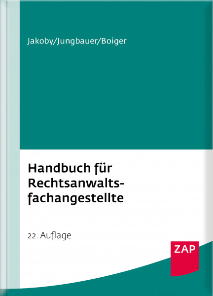 Handbuch für Rechtsanwaltsfachangestellte - Mängelexemplar